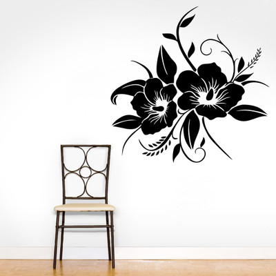

Decor Kafe  Wall Sticker For Bedroom Sticker(Pack of 1, Black