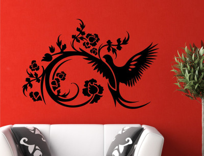 

Wall Guru  Wall Decal&Sticker Sticker(Pack of 1, Black