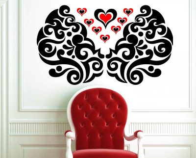 RNG 90 cm little hearts Self Adhesive Sticker(Pack of 1)