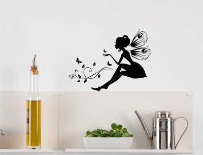 

Wall Guru  Adhesive Sticker(Pack of 1, Black