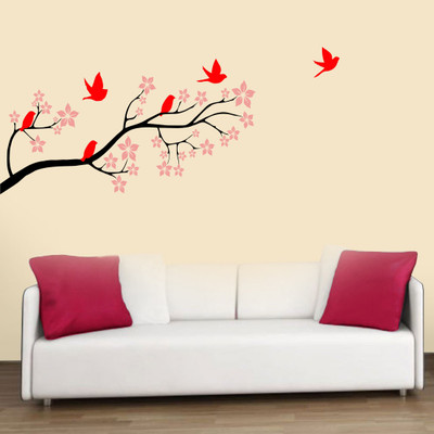 Creatick Studio 152.4 cm Creatick Studio Nature Wall Sticker Self Adhesive Sticker(Pack of 1)