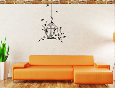 

Wall Guru  Adhesive Sticker(Pack of 1, Black