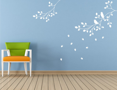

Wall Guru  Adhesive Sticker(Pack of 1, White