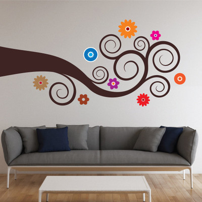 85% OFF on Decor Kafe Small Wall Sticker For Bedroom Sticker(Pack of 1)