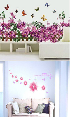 

SYGA  Pvc Vinyl Sticker(Pack of 2, Purple