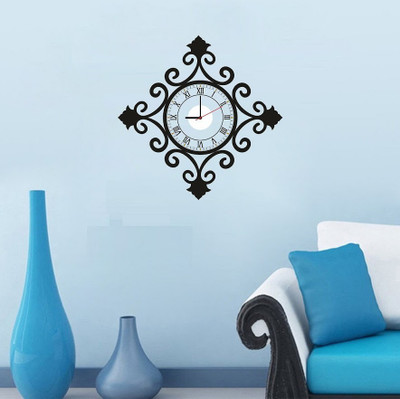 

SYGA  Wall Clock Sticker(Pack of 1, Black
