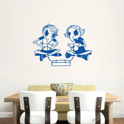 

Pickypomp  Adhesive type Sticker(Pack of 1, Blue