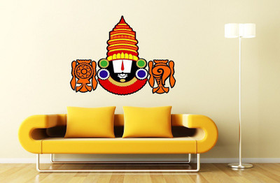 Espcreation 90 cm ESP Creation Tirupati Balaji Sticker(Pack of 1)