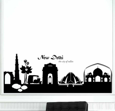 

Giftsnfriends  PVC Sticker(Pack of 1, Black