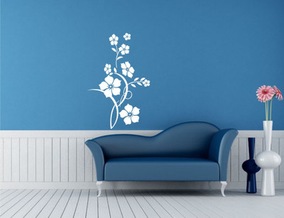 Wall Guru  Adhesive Sticker(Pack of 1, White