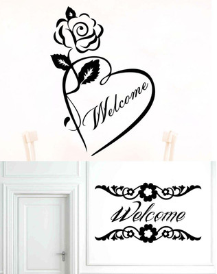 

Vsquare Studio  Wall Sticker Sticker(Pack of 2, Black