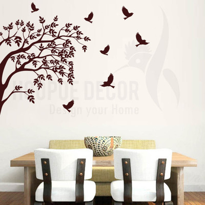 

Pickypomp  Adhesive type Sticker(Pack of 1, Brown