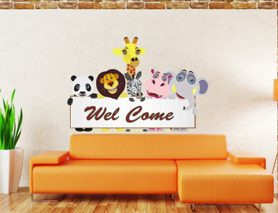 

Wall Guru  Adhesive Sticker(Pack of 1, Multicolor