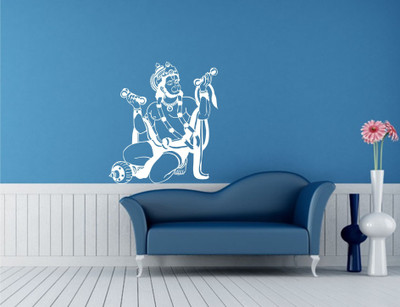 

Wall Guru  Adhesive Sticker(Pack of 1, White