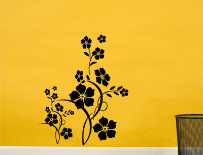 

Wall Guru  Wall Decal&Sticker Sticker(Pack of 1, Black