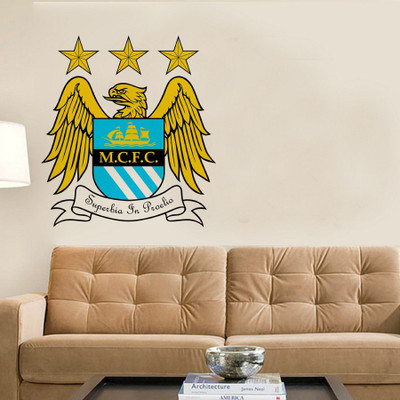 Littlebuds 60 cm MCFC Removable Sticker(Pack of 1)