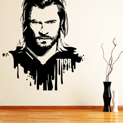 Creatick Studio 137.16 cm THOR Wall Sticker Self Adhesive Sticker(Pack of 1)