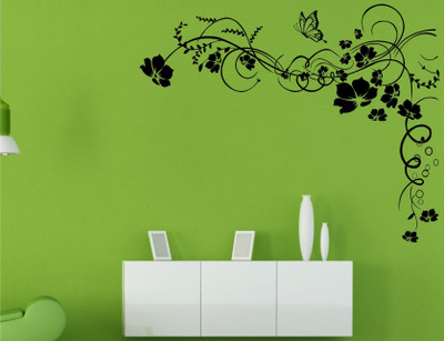

Heaven Decor1  Self Adhesive Wall Decal Sticker(Pack of 1, Black