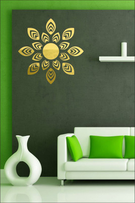 

Espcreation  3D Acrylic Sticker Sticker(Pack of 1, Gold