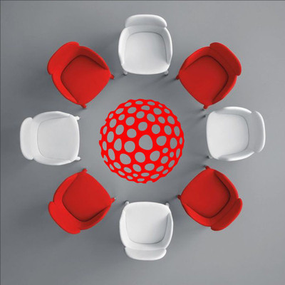 Espcreation  Vinyl Sticker(Pack of 1, Red