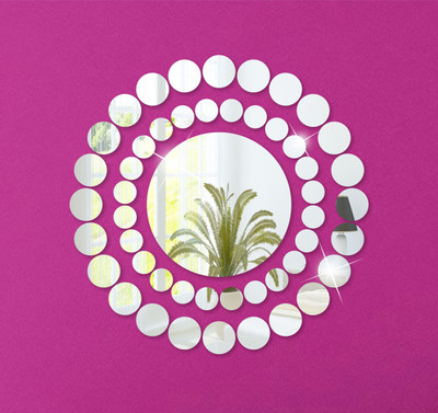 

Naveed Arts  Acrylic Sticker Sticker(Pack of 1, Silver mirror