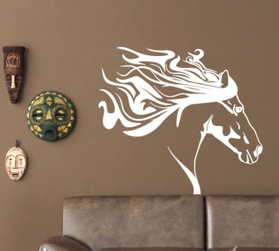 

Giftsnfriends  PVC Vinyl Sticker(Pack of 1, White