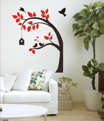 

Smart Wall Guru  Sticker Sticker(Pack of 1, Black;red