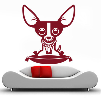 

Decor Kafe  Wall Sticker For Bedroom Sticker(Pack of 1, Burgundy