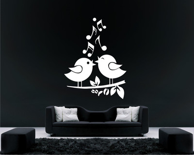 

Heaven Decor1  Self Adhesive Wall Decal Sticker(Pack of 1, Black