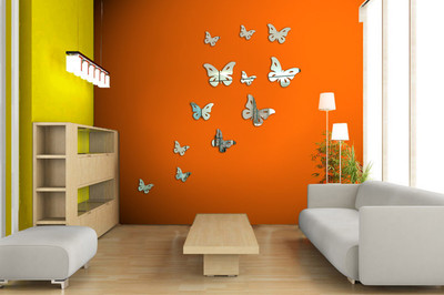 

Sehaz Artworks  Decals Sticker(Pack of 12, Silver