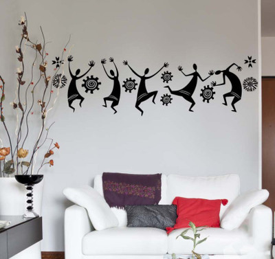 

Giftsnfriends  PVC Vinyl Sticker(Pack of 1, Black