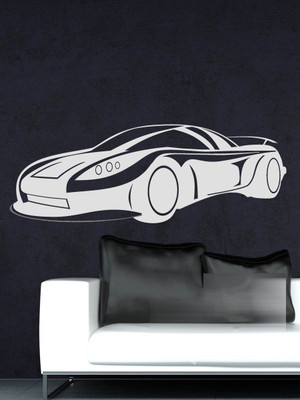 

Giftsnfriends  PVC Vinyl Sticker(Pack of 1, White