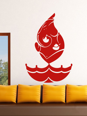 

Giftsnfriends  PVC Vinyl Sticker(Pack of 1, Red