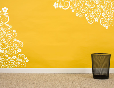 

Wall Guru  Self Adhesive Wall Decal Sticker(Pack of 1, White