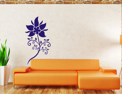 Wall Guru  Adhesive Sticker(Pack of 1, Blue