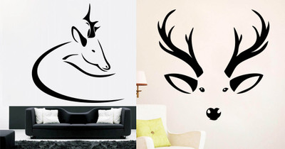 

Vsquare Studio  Wall Sticker Sticker(Pack of 2, Multicolor