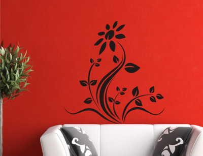 

Wall Guru  Wall Decal&Sticker Sticker(Pack of 1, Black