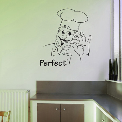 

Decor Wall  Self Adhesive Sticker(Pack of 1, Black