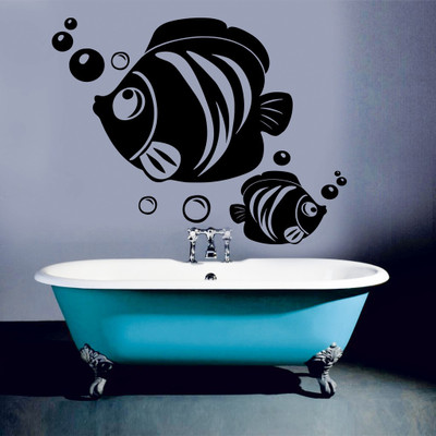 

Decor Wall  Self Adhesive Sticker(Pack of 1, Black