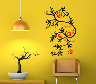 

Smart Wall Guru  Sticker Sticker(Pack of 1, Black;red