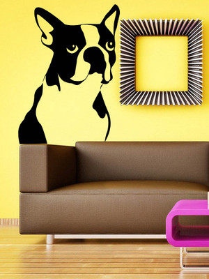 

Trends on Wall  Animal Sticker(Pack of 1, Black