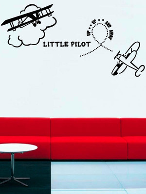 

Trends on Wall  Kids Sticker(Pack of 1, Black