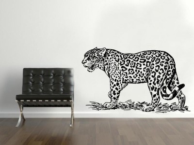 Impression Wall 92 cm Lion Wall Sticker Self Adhesive Sticker(Pack of 1)