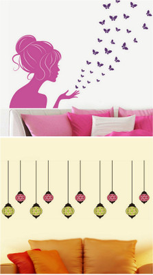 

Aquire  PVC Vinyl Sticker(Pack of 2, Multicolor