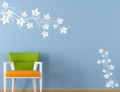 

Heaven Decor1  Self Adhesive Wall Decal Sticker(Pack of 1, White