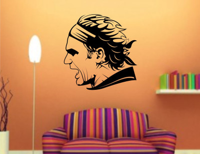 

Wall Guru  Self Adhesive Wall Decal Sticker(Pack of 1, Black