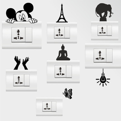 

Rawpockets  Vinyl Sticker(Pack of 7, Black