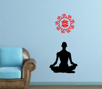 

Smart Wall Guru  Adhesive Sticker Sticker(Pack of 1, Black;red