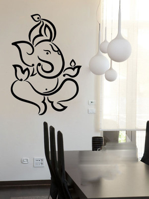 

Giftsnfriends  PVC Vinyl Sticker(Pack of 1, Black