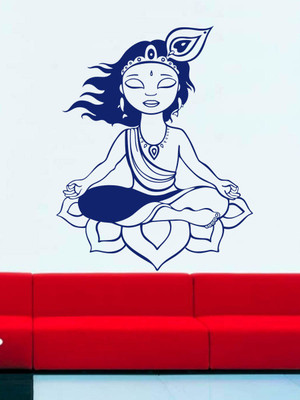 

Trends on Wall  Spritual Sticker(Pack of 1, Blue